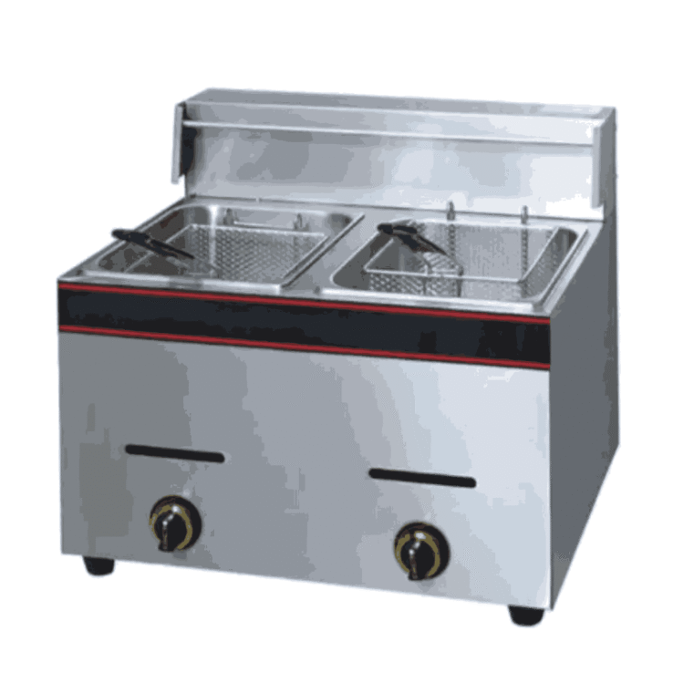 Master gas deep fryer double DF72 